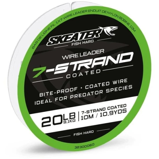 Leader Skeater 7-strand Coated, 20lbs, 10m