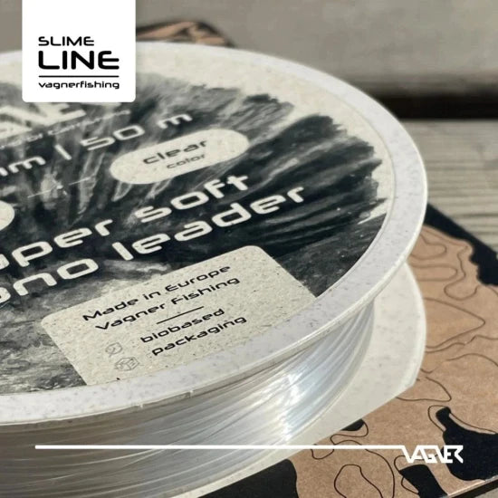 Leader Vagner Super Soft Mono Leader Clear, 40kg, 0.80mm, 50m