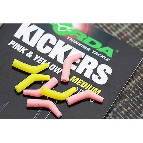 Line Aligner Korda Kicker Rig Aligner, Pink / Yellow, Marime M, 10buc/pac