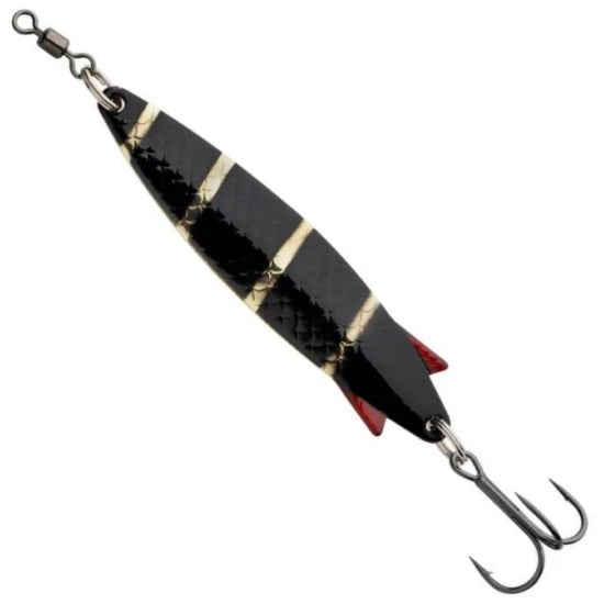 Lingura Oscilanata Abu Garcia Toby Spoon Lf, Zebra, 28g, 9cm, 1buc/pac