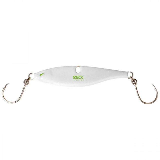 Lingura Rattling Zeck Vertical Jig 120g White