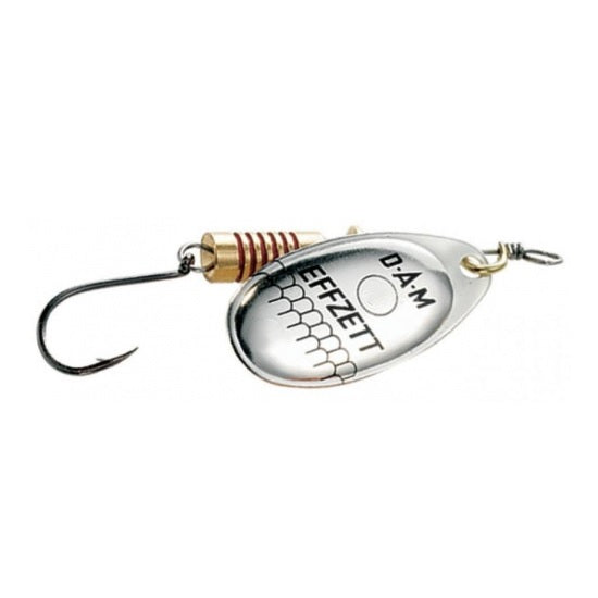 Lingura Rotativa 4gr DAM Effzett Spinner With Single Hook Silver