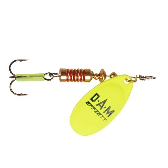 Lingura Rotativa 10gr Dam Effzett Fluo Yellow