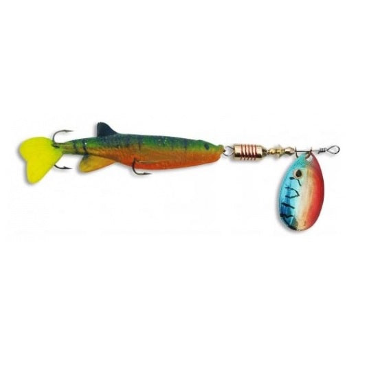 Lingura Rotativa 13g 16.5cm Zebco Minnow Flyer Green Red
