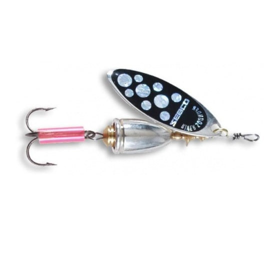 Lingura Rotativa 15g 6.0cm Zebco River Sounder Black/Silver