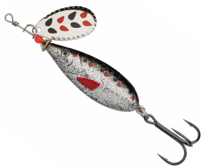 Lingura Rotativa Abu Garcia Droppen Maxi Spinners, Black Back Minnow, 9g, 7.5cm