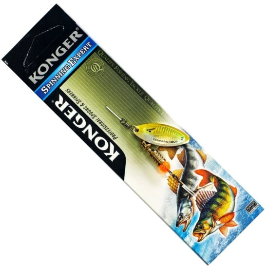 Lingura Rotativa Konger Chimera, Holo Yellow, No.1, 5g, 1buc/pac