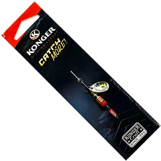 Lingura Rotativa Konger Devil Champion, Perch, No.1, 3.5g, 1buc/pac
