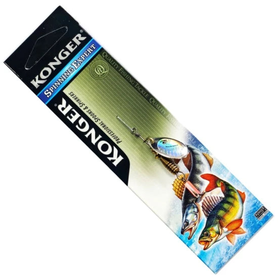 Lingura Rotativa Konger Palia, H000 Silver, No.1, 3.5g, 1buc/pac