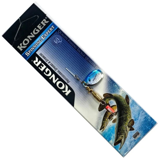 Lingura Rotativa Konger Palia, Holo Blue, No.1, 3.5g, 1buc/pac