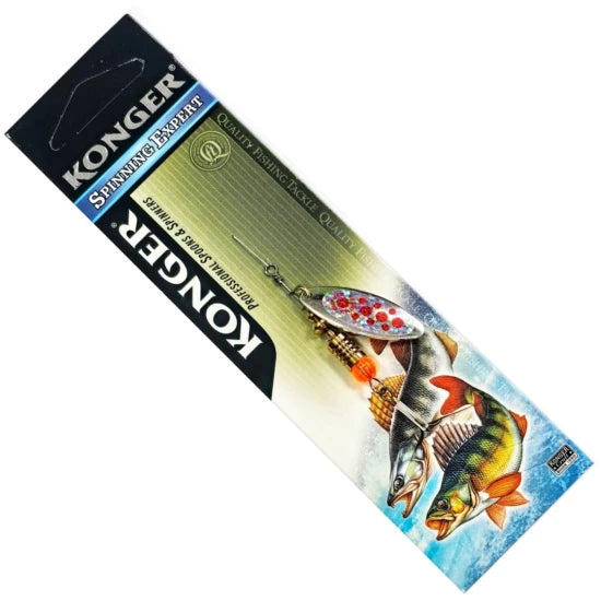 Lingura Rotativa Konger Palia, Holo Red Dot, No.1, 3.5g, 1buc/pac
