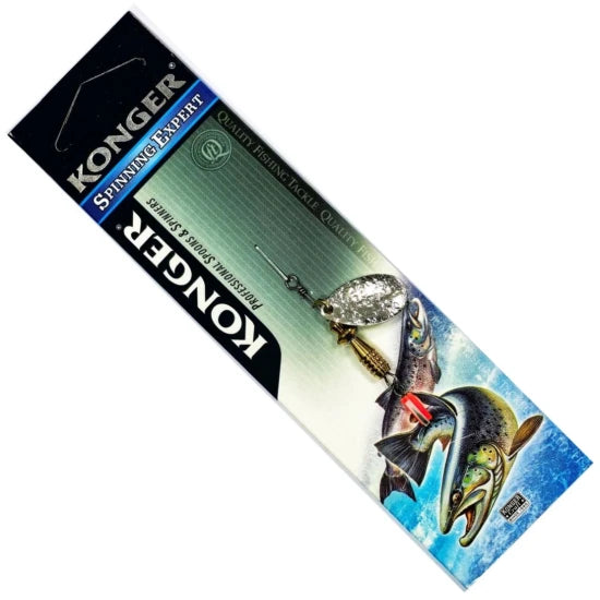 Lingura Rotativa Konger Palia, Silver, No.1, 3.5g, 1buc/pac