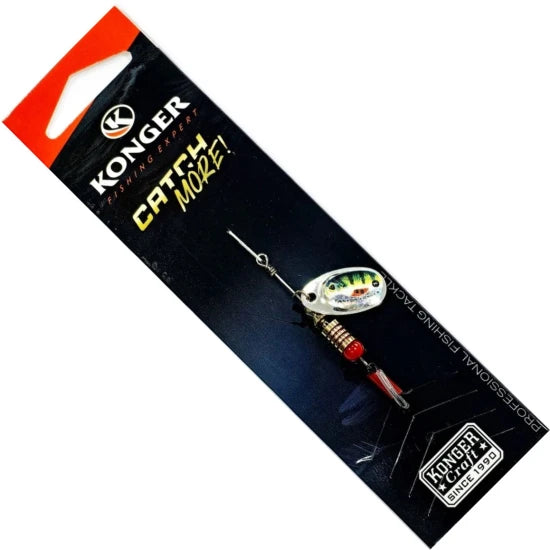 Lingura Rotativa Konger Tarpon, 05 Perch, No.1, 4g, 1buc/pac
