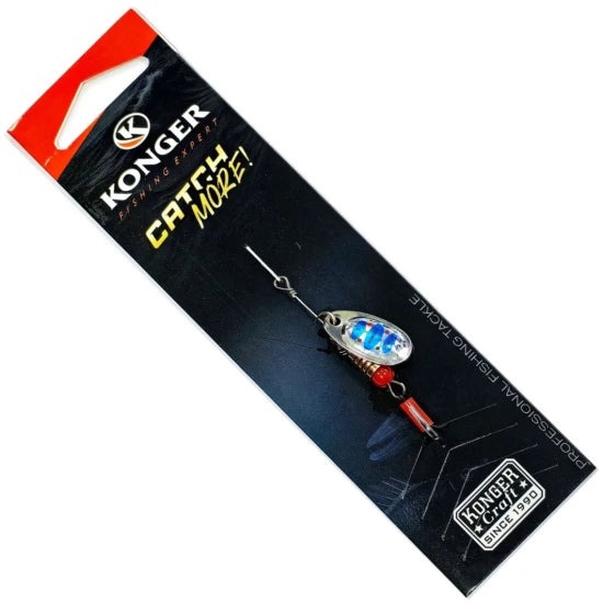 Lingura Rotativa Konger Tarpon, 06 Silver Blue, No.3, 6g, 1buc/pac