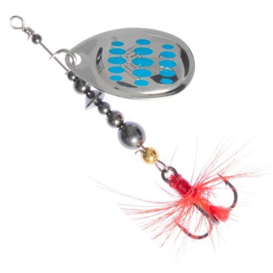 Lingura Rotativa Mikado Spinner Hypnotic, Silver Blue, Nr.1, 3.5g, 1buc/pac