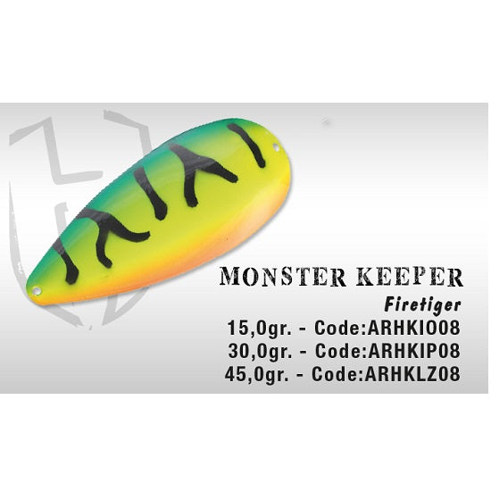 Lingura oscilanta Colmic Herakles Monster Keeper 45g Fire Tiger