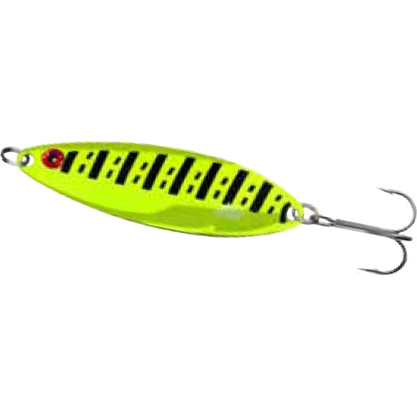 Lingura oscilanta Cormoran Cora-X Spoon 9cm 28g Black Chartreuse