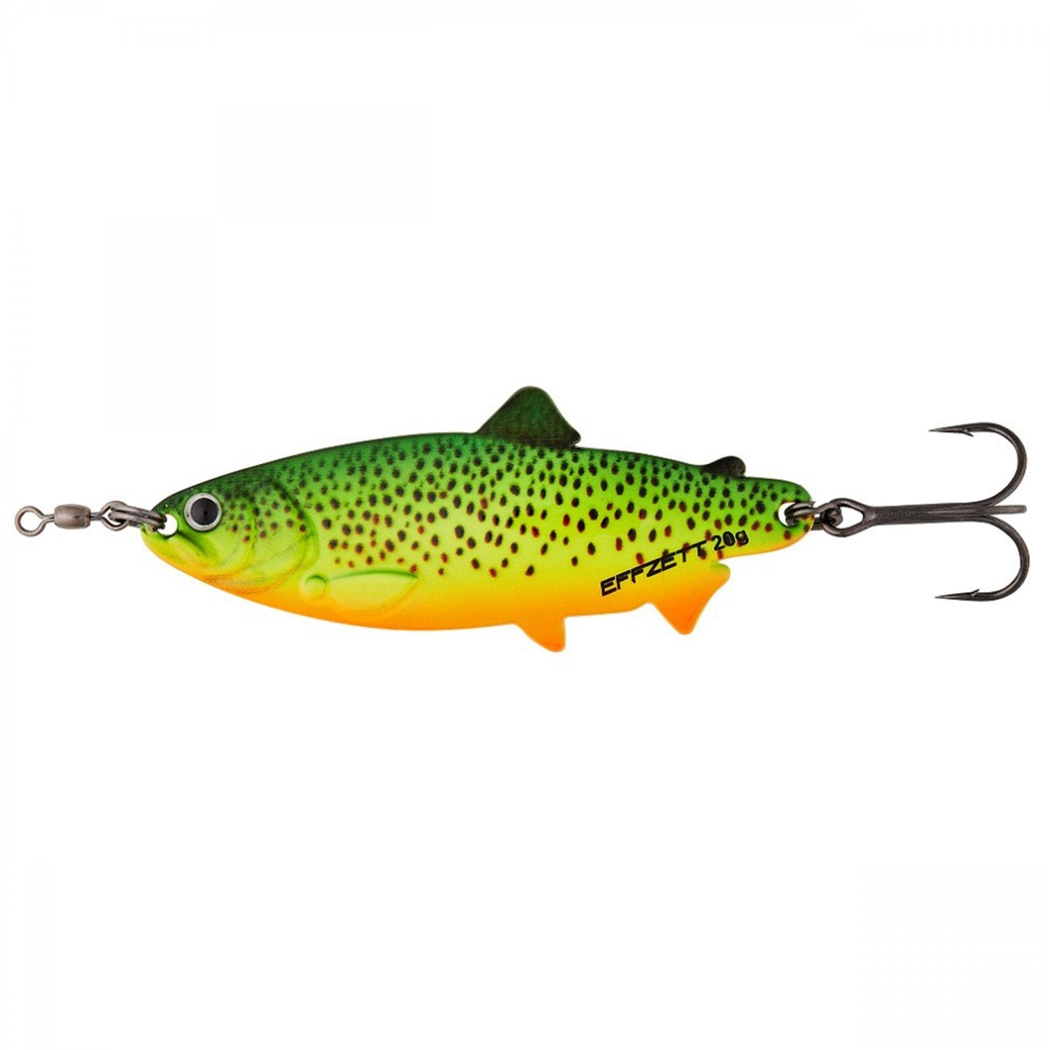 Lingura oscilanta DAM Effzett Trout Spoon 13g Fire Trout
