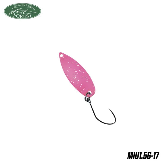 Lingura Oscilanta Forest Miu 1.5g Fluorescent Pink ( W/lame )