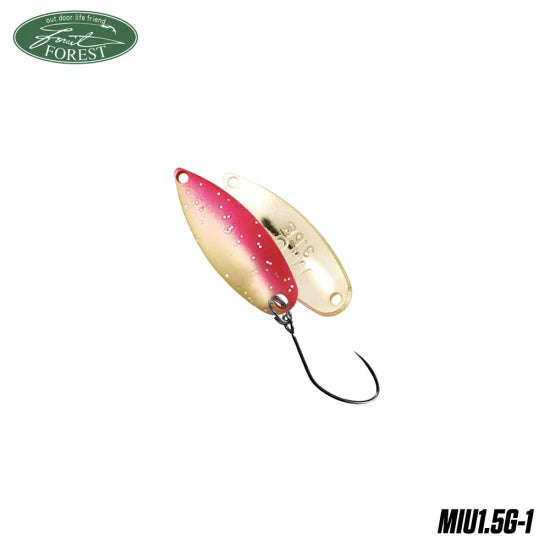 Lingura Oscilanta Forest Miu 1.5g Red Gold Lame