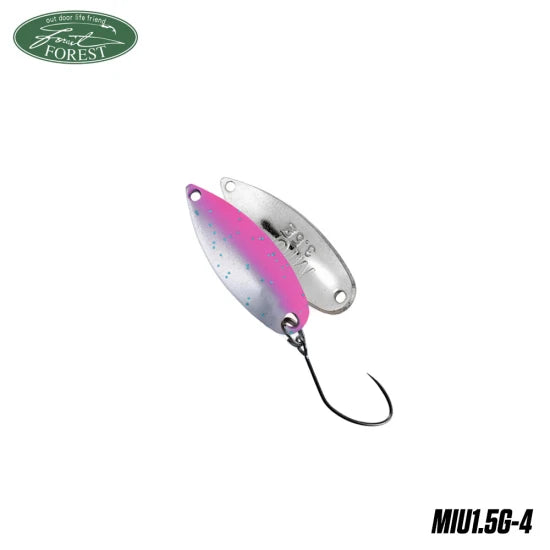 Lingura Oscilanta Forest Miu 1.5g Silver Pink