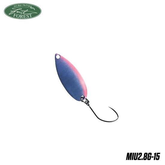 Lingura Oscilanta Forest Miu 2.8g Culoare 15 Matte Blue Side Red