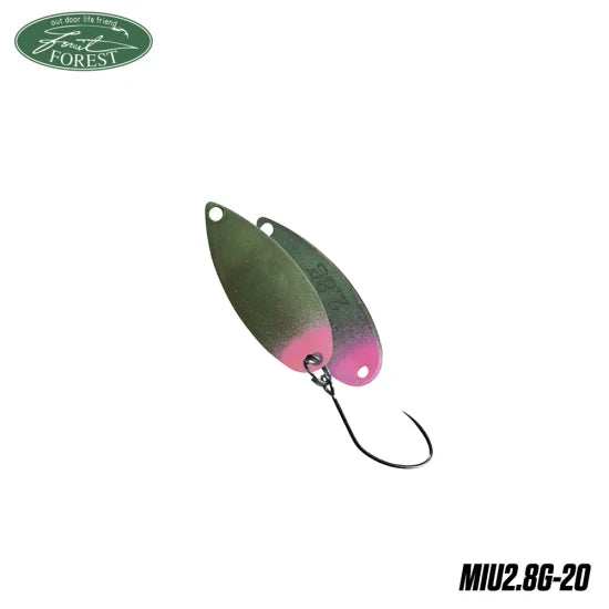 Lingura Oscilanta Forest Miu 2.8g Culoare 20 Kogane-mushi Pink Tail