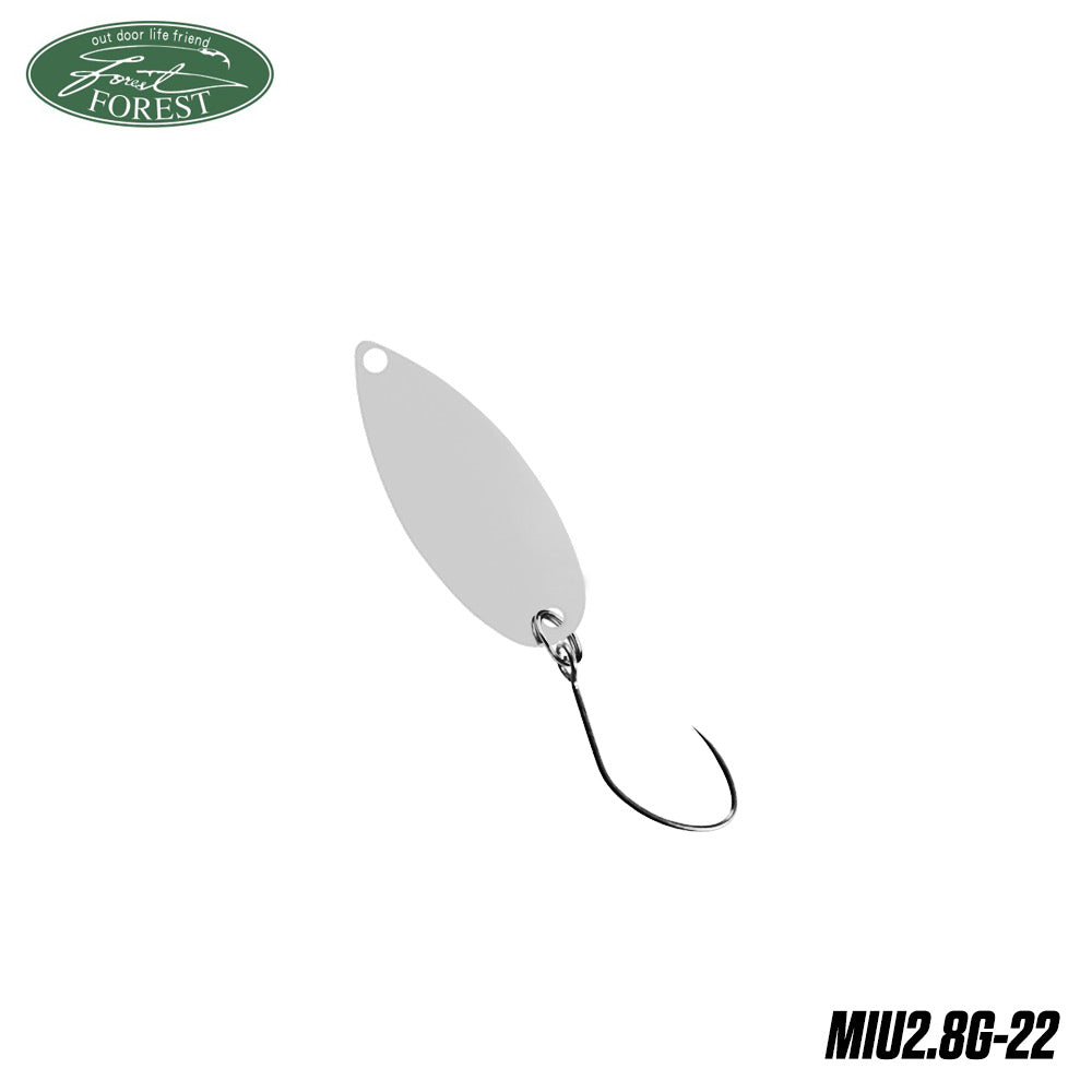 Lingura oscilanta Forest Miu 2.8g CULOARE 22 PEARL WHITE