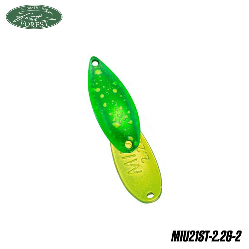 Lingura oscilanta Forest Miu 21st 2.2g EX GREEN