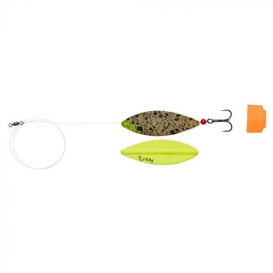 Lingura rotativa Savage Gear LT Stickle Blade Rigged 4.2cm 4.4g Culoare Pellet UV Yellow
