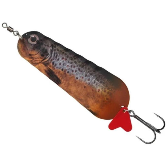 Lingurita Oscilanta Abu Garcia Atom Pro, Brown Trout, 9cm, 35g, 1buc/pac