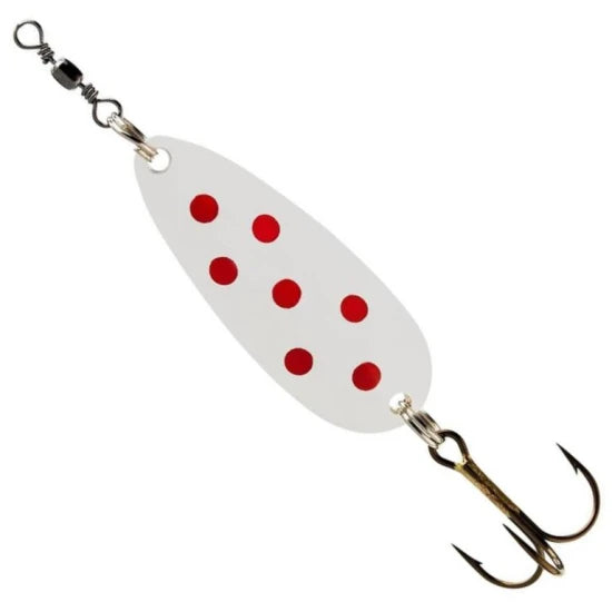 Lingurita Oscilanta Abu Garcia Jazz Spoon, Silver Red, 10g, 4.5cm, 1buc/pac