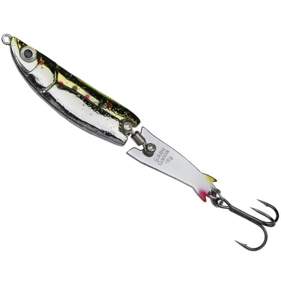 Lingurita Oscilanta Abu Garcia Toby Jointed, Green Back Minnow, 18g