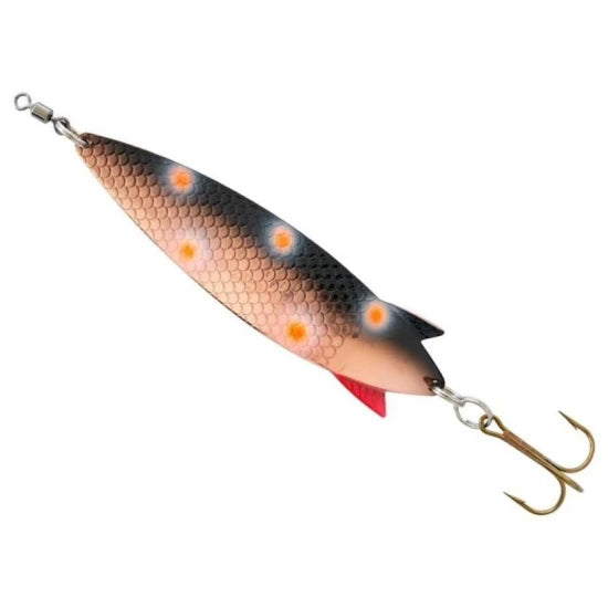 Lingurita Oscilanta Abu Garcia Toby Salmo Spoon, Cooper Black Or, 11cm, 30g, 1buc/pac