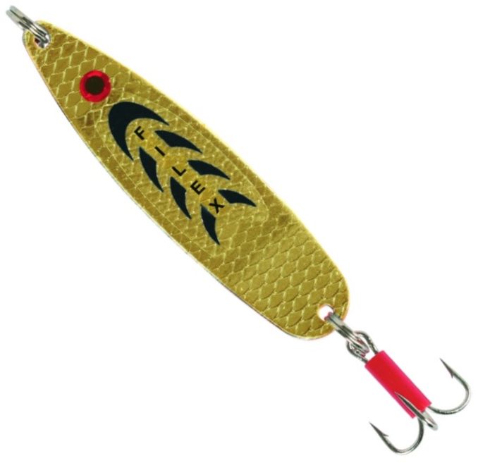 Lingurita Oscilanta Filfishing Filex Plandavka Vector Spoon, Gold, 18g, 7.5cm