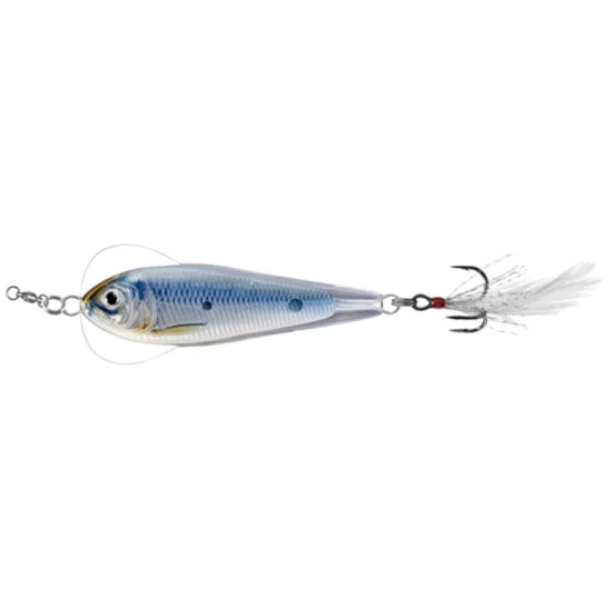 Lingurita Oscilanta Live Target Flutter Shad Sinking, Silver / Blue, 7cm, 28g