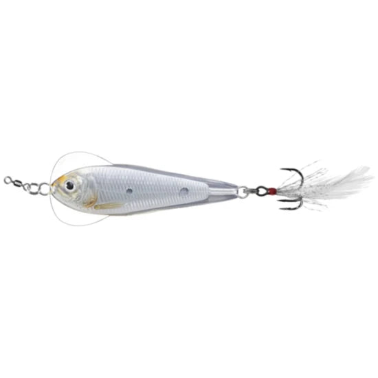 Lingurita Oscilanta Live Target Flutter Shad Sinking, Silver / Pearl, 7cm, 28g