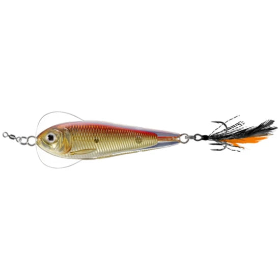 Lingurita Oscilanta Live Target Flutter Shad Sinking, Gold/ Red, 6cm, 21g
