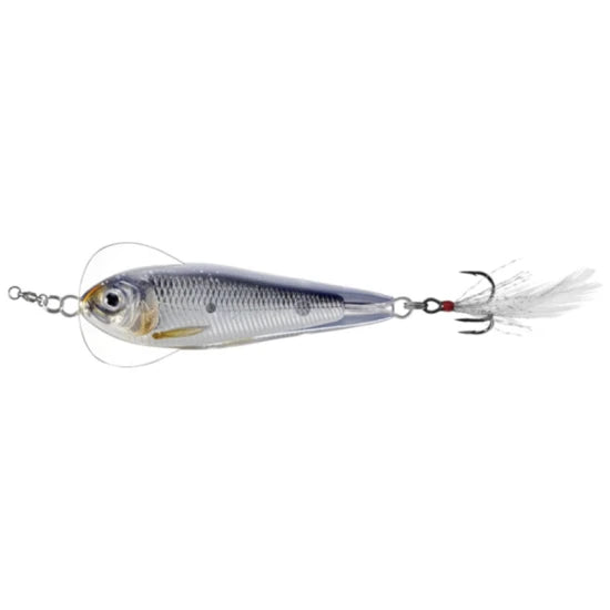 Lingurita Oscilanta Live Target Flutter Shad Sinking, Silver / Black, 6cm, 21g