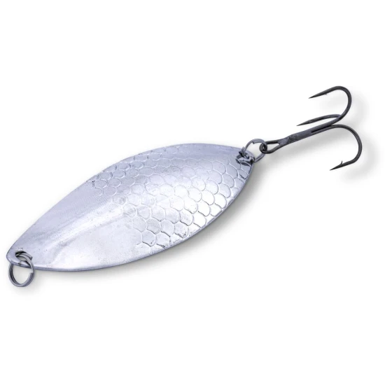 Lingurita Oscilanta Zebco 15g , 8cm Trophy Z-flat Slim Silver Sinking