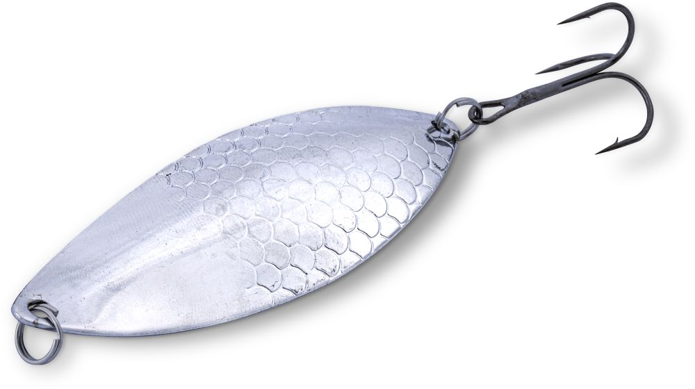 Lingurita Oscilanta Zebco 15g , 8cm Trophy Z-Flat Slim silver sinking