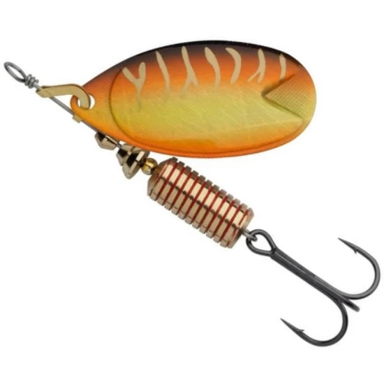 Lingurita Rotativa Abu Garcia Fast Attack Spinner Lf, Red Hot Tiger, 4.5g, 4cm