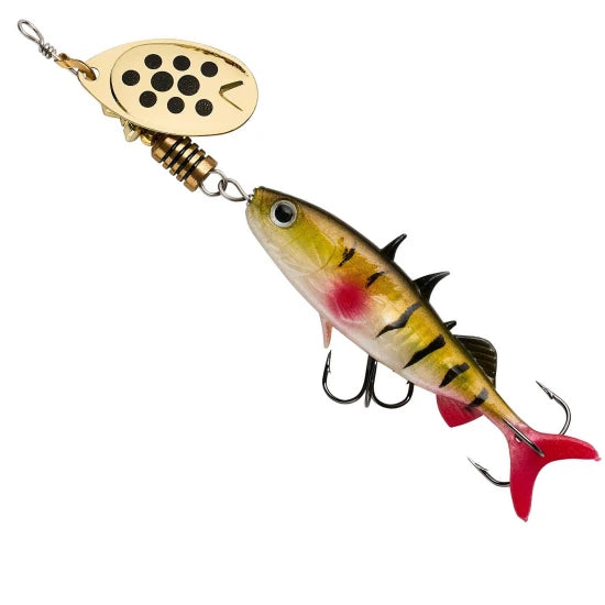 Lingurita Rotativa Abu Garcia Fast Attack Stickle Spinner, 8cm, 12g, Baby Perch, 1buc/pac