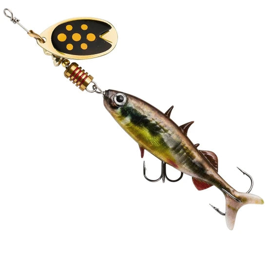 Lingurita Rotativa Abu Garcia Fast Attack Stickle Spinner, 8cm, 12g, Vairon, 1buc/pac