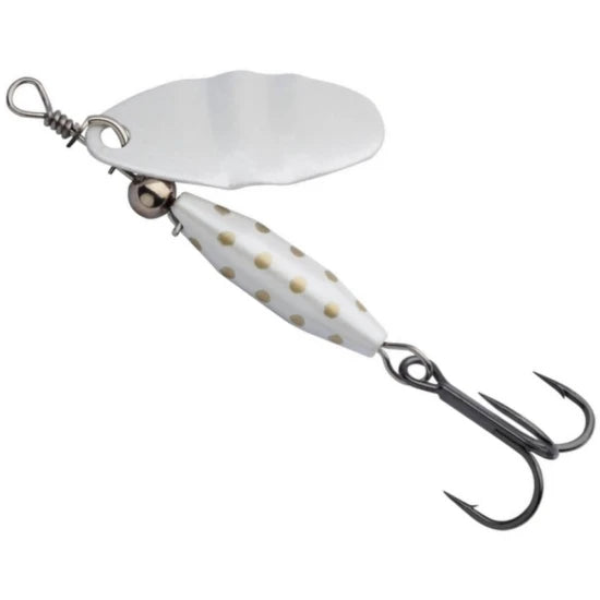 Lingurita Rotativa Abu Garcia Reflex Arctic Lf, Pearl White, 7g, 4.5cm