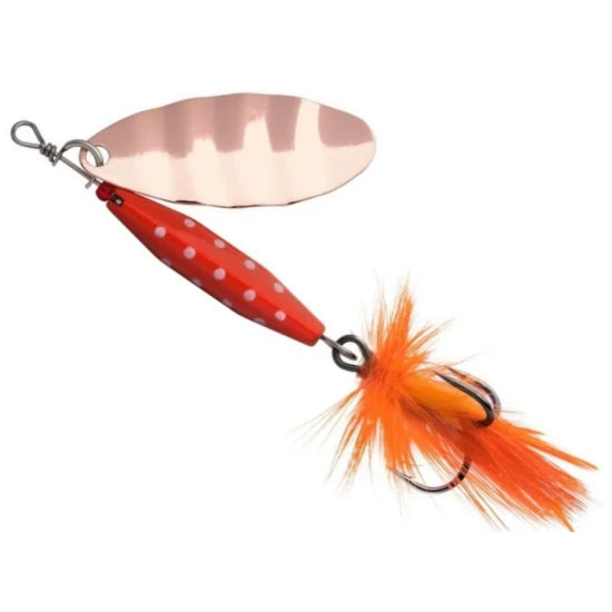 Lingurita Rotativa Abu Garcia Reflex Red Lf, Copper, 7g, 4.5cm
