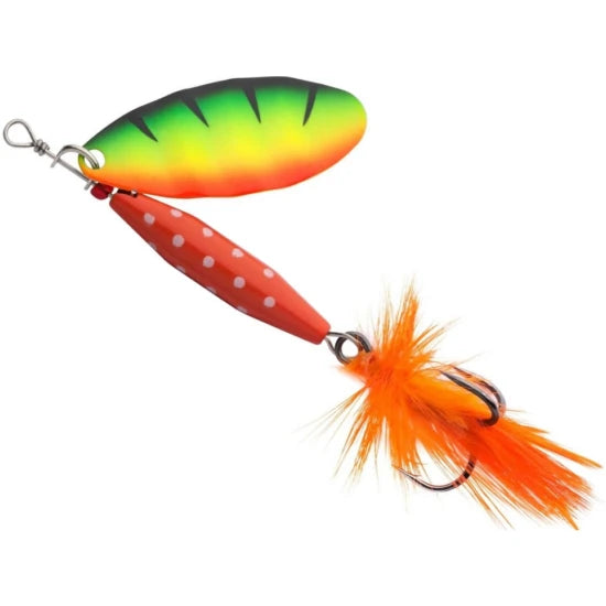 Lingurita Rotativa Abu Garcia Reflex Red Lf, Tiger, 12g, 5.7cm