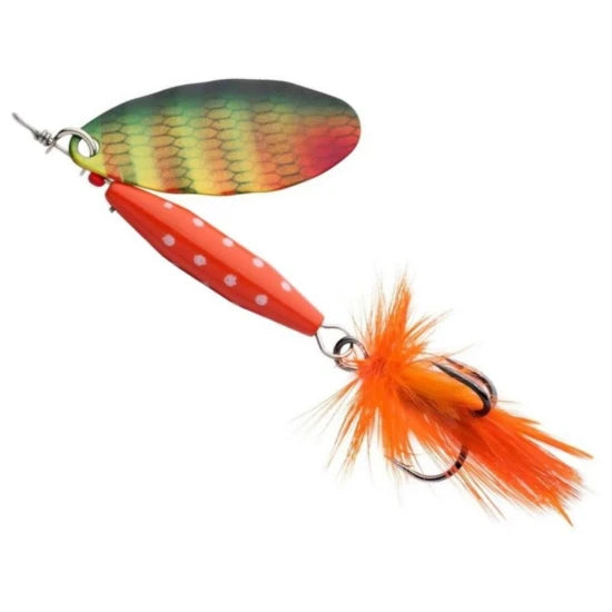 Lingurita Rotativa Abu Garcia Reflex Red Lf, Yellow Perch, 18g, 6.5cm