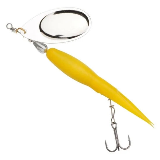 Lingurita Rotativa Abu Garcia Salmon Seeker, Yellow/silver, 24g, 13cm