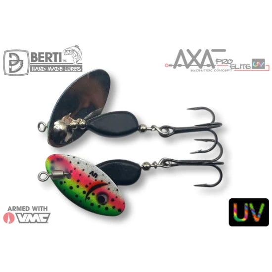 Lingurita Rotativa Berti Axat Pro Elite Uv Micro-2, Rainbow Trt / Negru, 3.5g